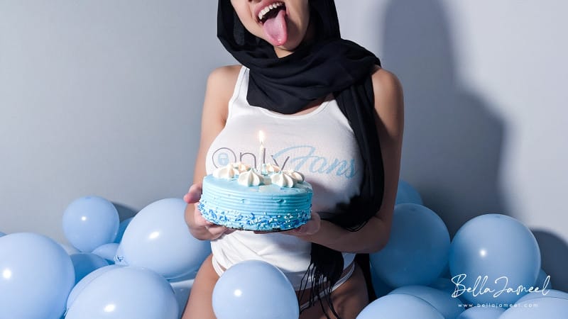 Hijabi Bella’s First Birthday Secrets ?: Veiled Temptation Unleashed!